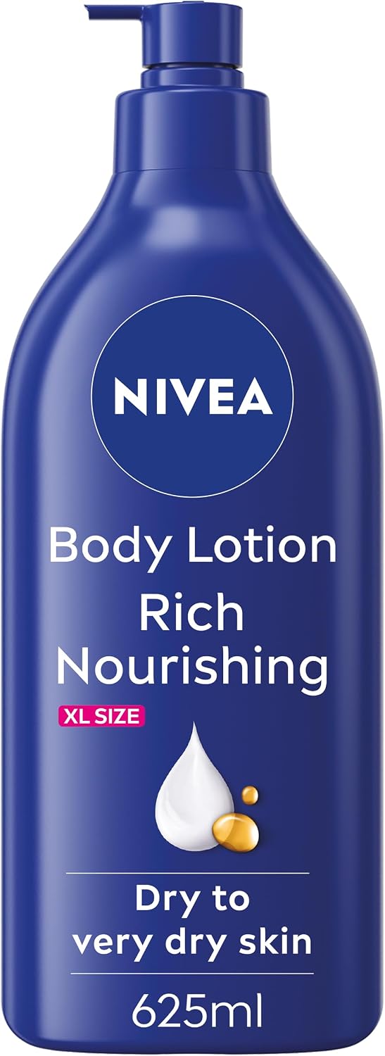 NIVEA Rich Nourishing Body Lotion, 625 ml