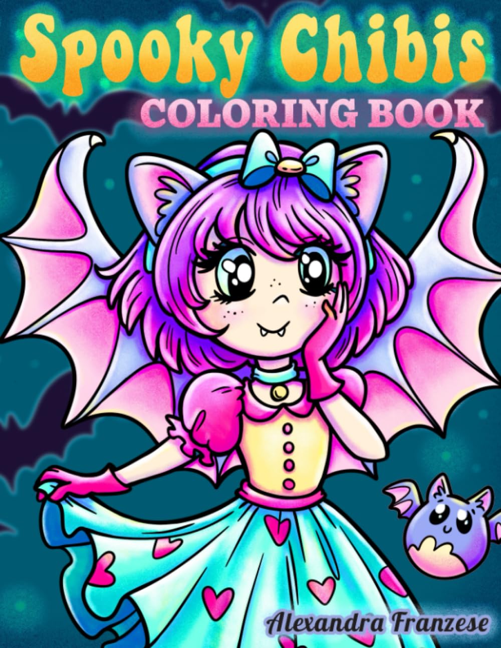 Spooky Chibis Coloring Book: Halloween Themed Characters To Color, Cute Seasonal Hand Drawn Images, Relaxing Activities for All Ages (Chibi Coloring Books)