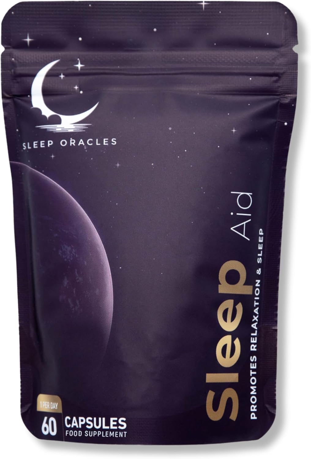 Sleep Oracles | Magnesium Glycinate Sleep Aid | with Valerian Root, L-Theanine, Passionflower | Magnesium Supplements for Sleep | Vegan Sleeping Pills | Melatonin Precursor Sleep Aids for Adults