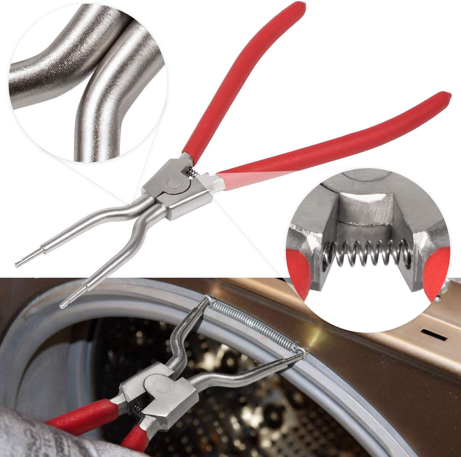 383EER4004A/383EER4001A Washing Machine Inner/Outer Spring Expansion Tool Washer Door Boot Seal Clamp Ring Removal Tool For 4986ER0004F/B/G, LG, Samsung, Kenmore, Whirlpool