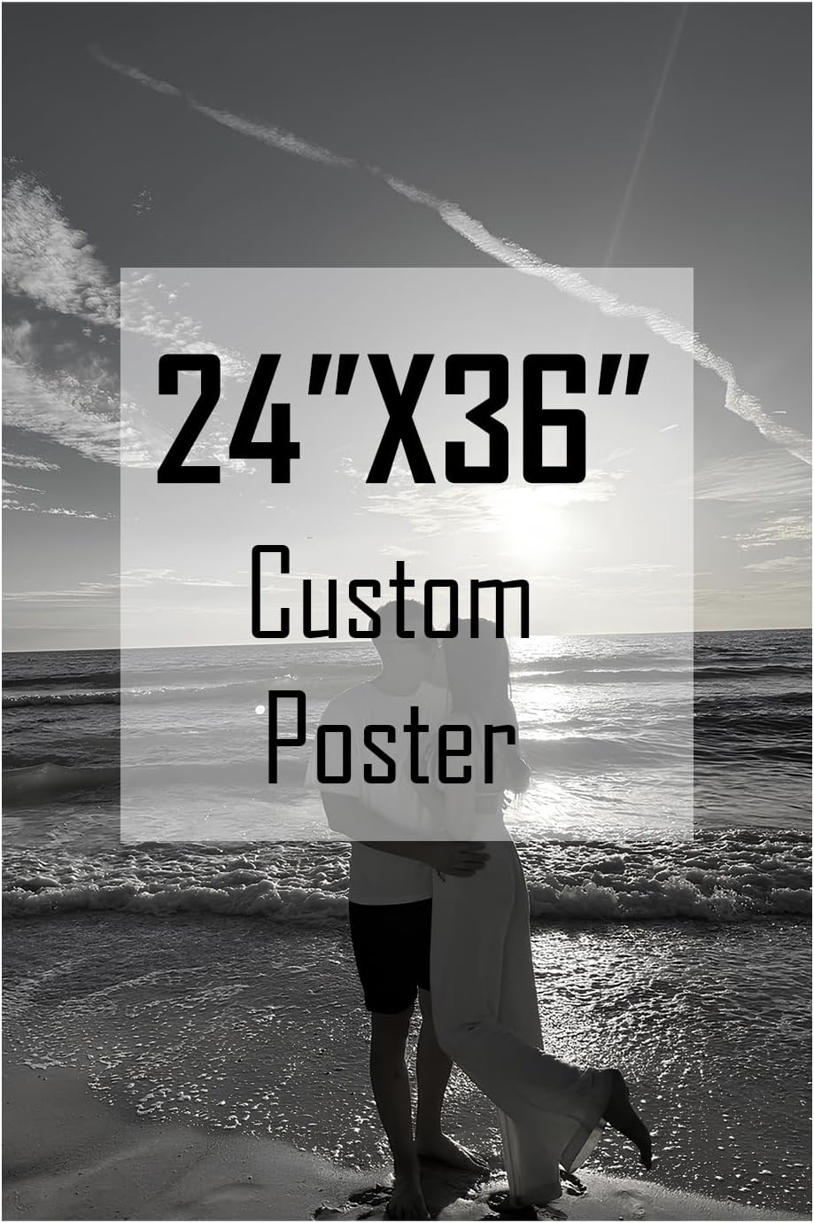 YXIMOX Custom 24" x36" Art Print on Premium Canvas, Personalized with Your Image or Design, Large Wall Decor for Living Room, Office, Bedroom, Custom Canvas Artwork(24"x36",Unframe)