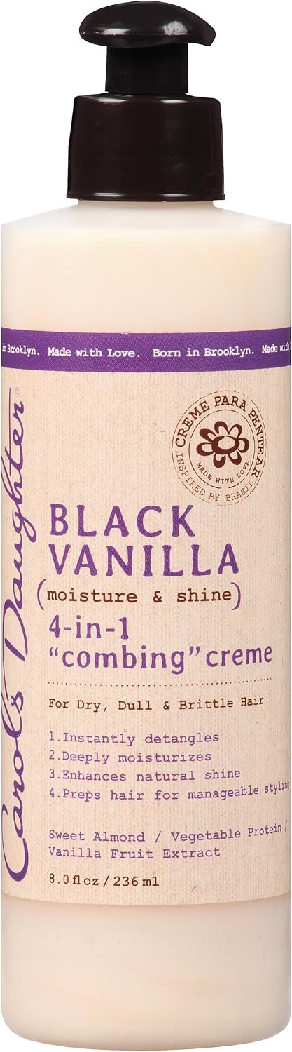 Carols Daughter Black Vanilla Moisture & Shine 4-In-1 Combing Creme, 8 Ounce by Carol's Daughter