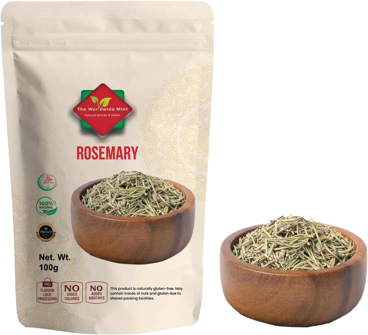 Rosemary ( 100g/3.52oz) | Dried Rosemary | Non GMO | Vegan | 100% Natural | Premuim Quality | Authentic