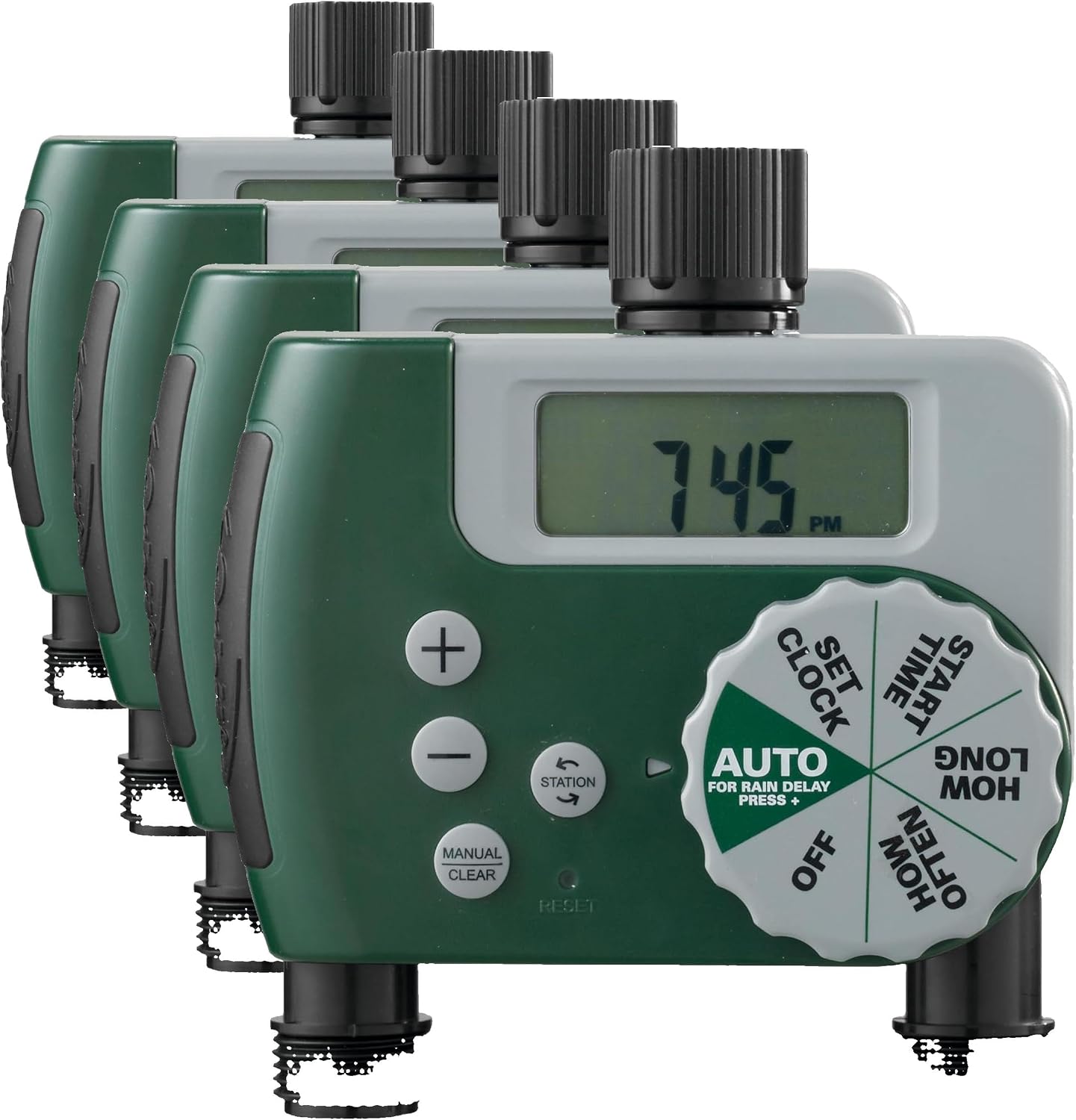 Orbit Programmable Digital Hose Watering Timer, 58910, 2 Outlet (Pack of 4)