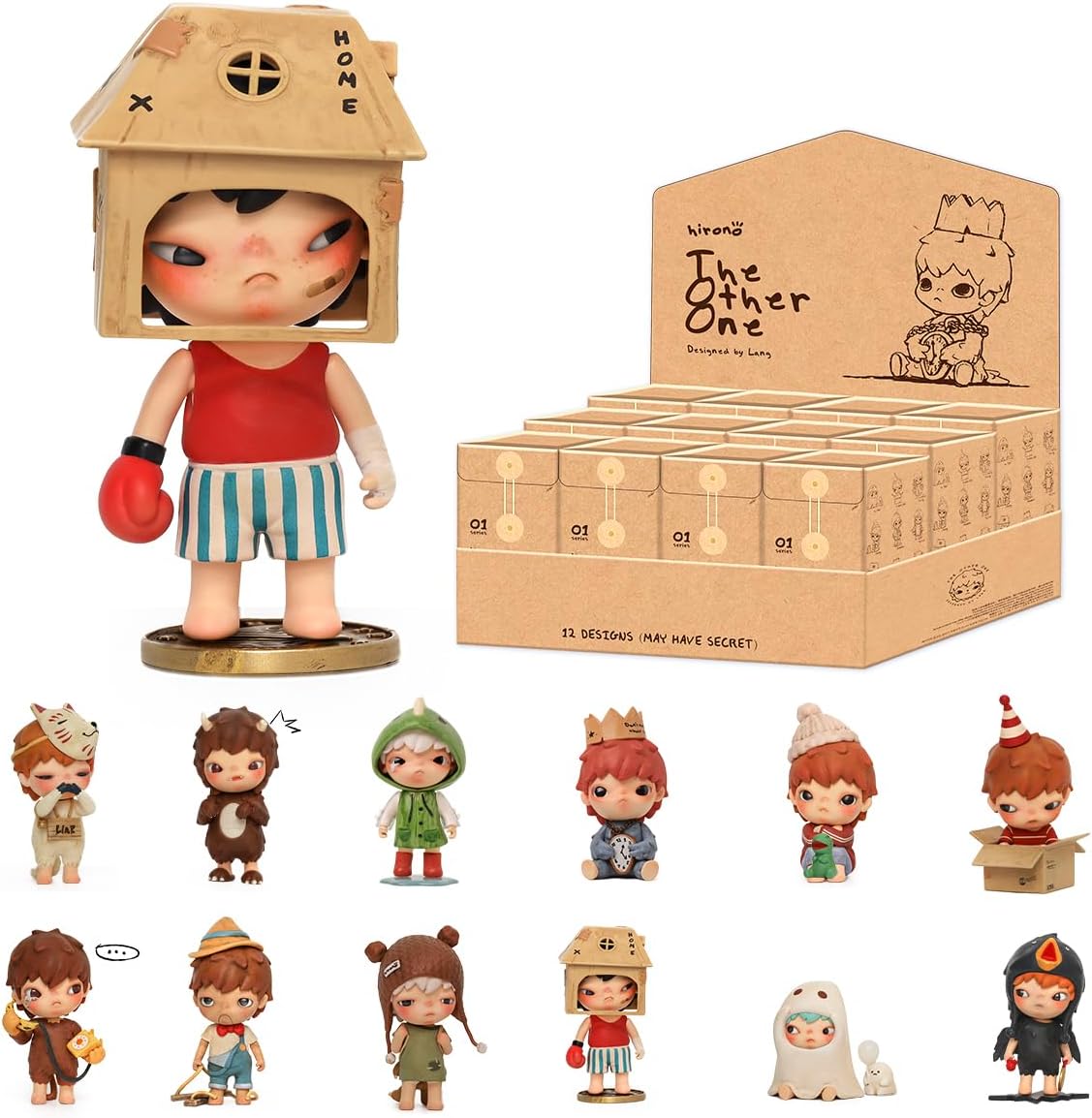 POP MART HIRONO The Other One Series Set(12Boxes) Exclusive Action Figure Box Toy Popular Collectible Art Toy Cute Figure Creative Gift, for Christmas Birthday Party Holiday