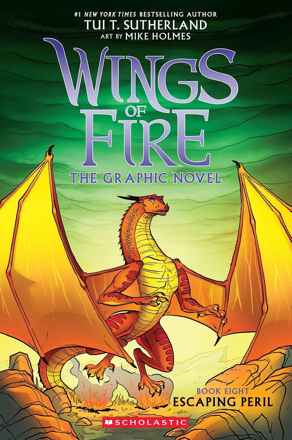 Escaping Peril: A Graphic Novel (Wings of Fire Graphic Novel #8) (8)