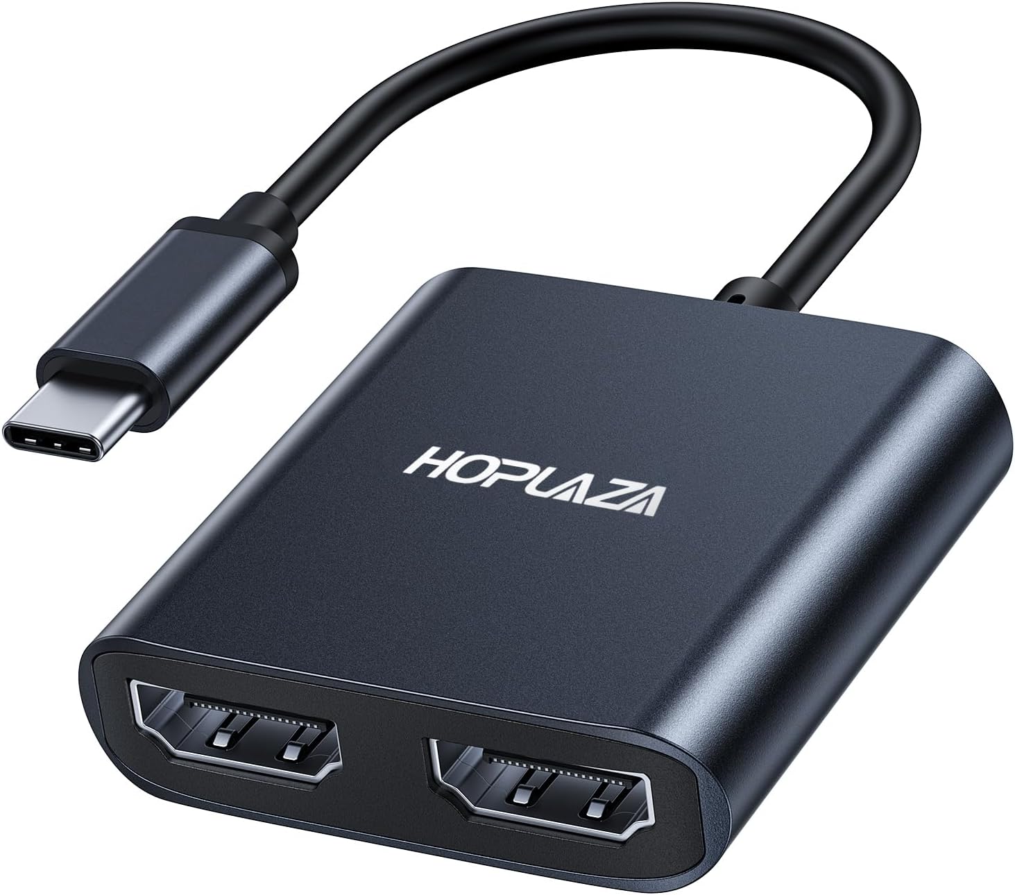 USB-C to Dual HDMI Adapter - 4K@60Hz, Supports iPhone 15, MacBook Pro/Air 2020-2016, Chromebook Pixel, Lenovo/Surface