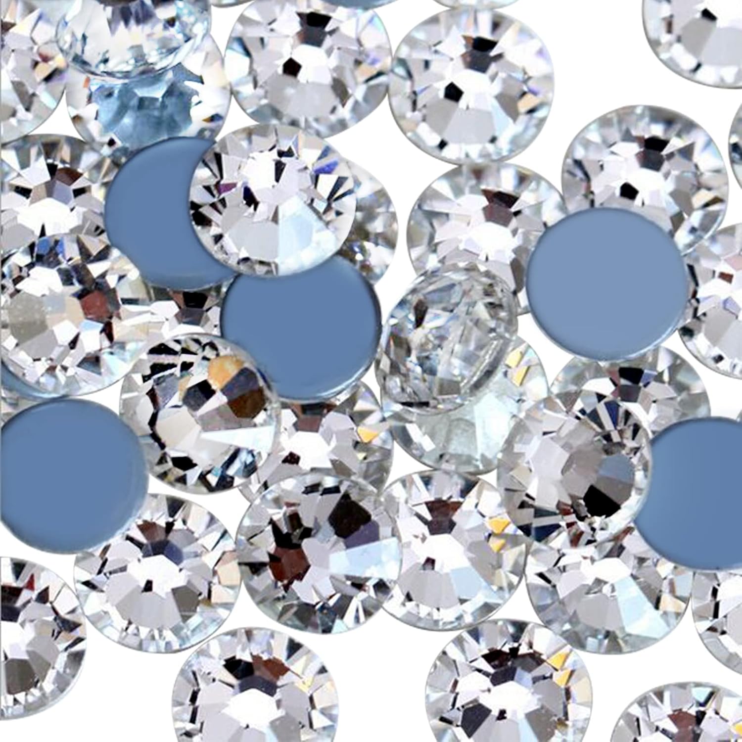 Jollin Hotfix Rhinestones Flatback Crystal Gems 4.8mm SS20, Crystal | 1440pcs Hot Fix Crystals Glass Rhinestones for Bedazzling, Crafting, Clothes, Shoes & Accessories DIY Decoration