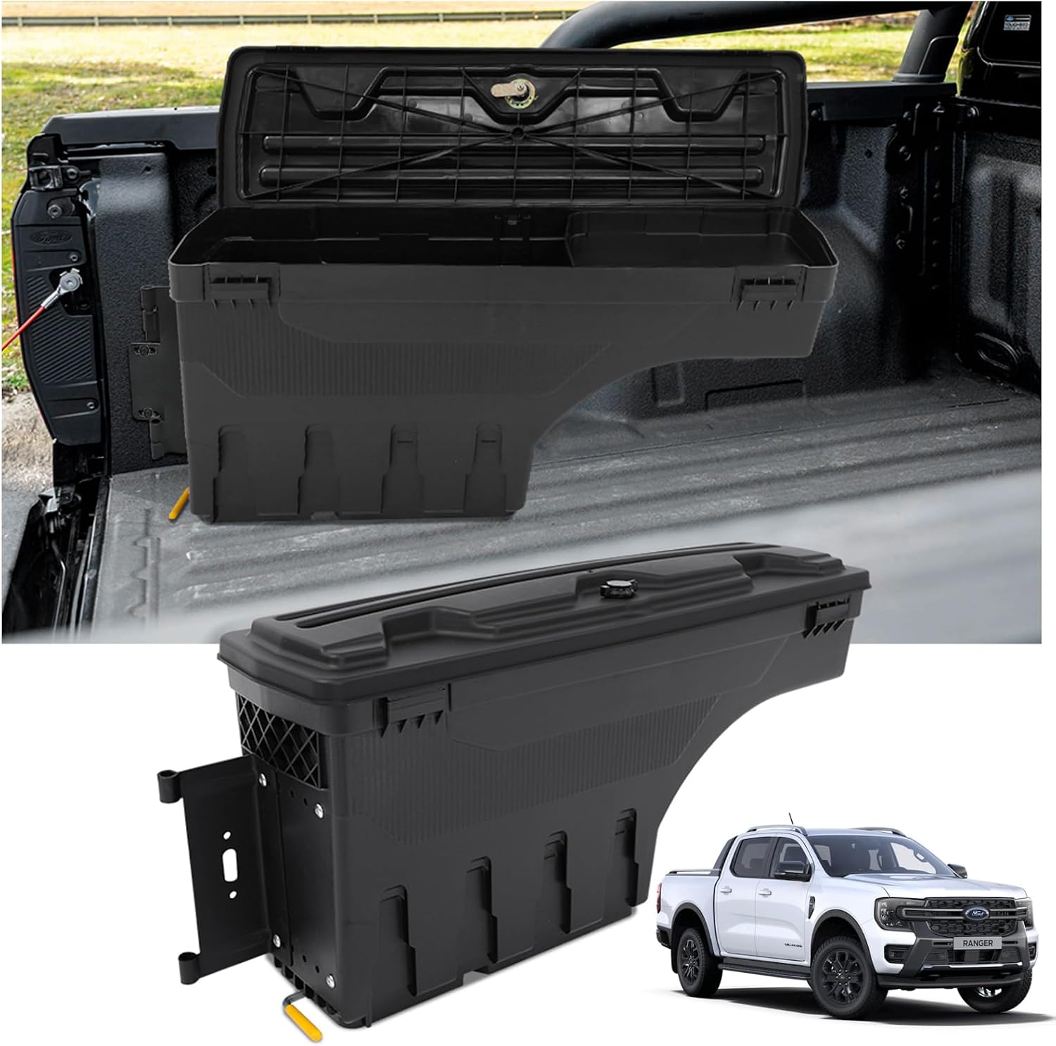 JHCAHN Swing Toolbox for Ford New Next Gen Ranger 2023-2026 T9 Accessories