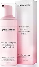 grace & stella Foaming Facial Cleanser (150ml) - Sensitive Skin Face Wash - Vegan - Limpiador Facial - Hydrating Facial Cleanser - Face Wash Sensitive Skin - Cleanser For Dry Skin
