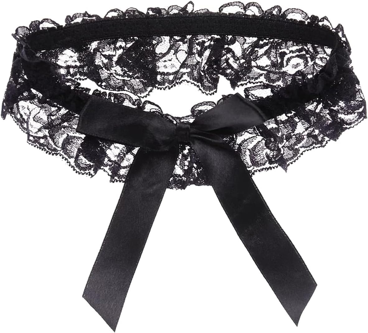 VilaGi Wedding Garters for Brides,Black/White Lace Bridal Garter,Elastic Leg Ring Bride to Be Garter for Women Girls Hen Party Accessories Hen Do Party Hen Night Bridal Bachelorette