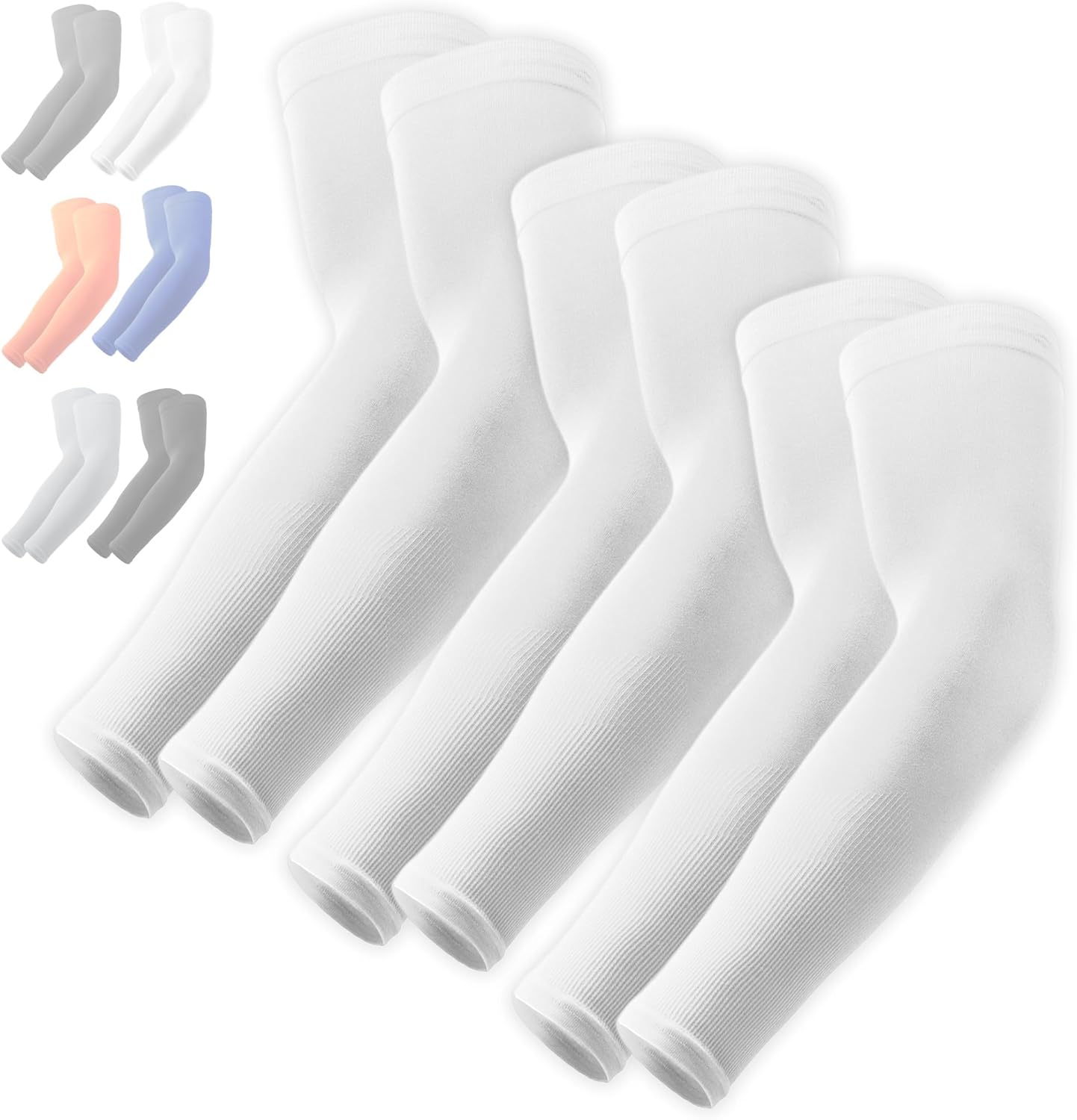 OutdoorEssentials UV Sun Protection Arm Sleeves - Cooling Compression Arm Sleeve - Sports & UV Arm Sleeves for Men & Women