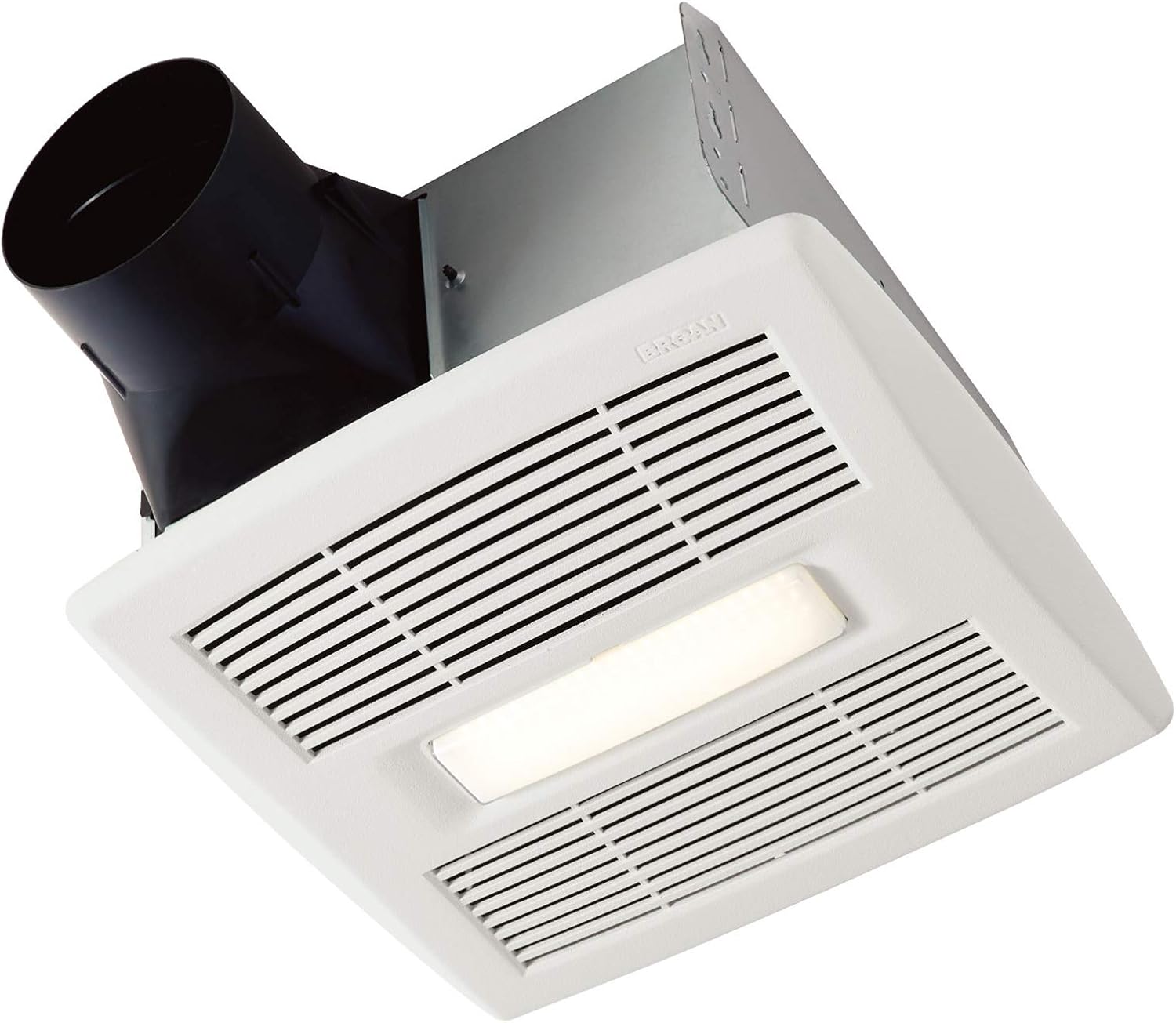 Broan-NuTone AE110L Ventilation Fan with LED Light and Roomside Installation, ENERGY STAR Certified, 110 CFM 1.0 Sones White