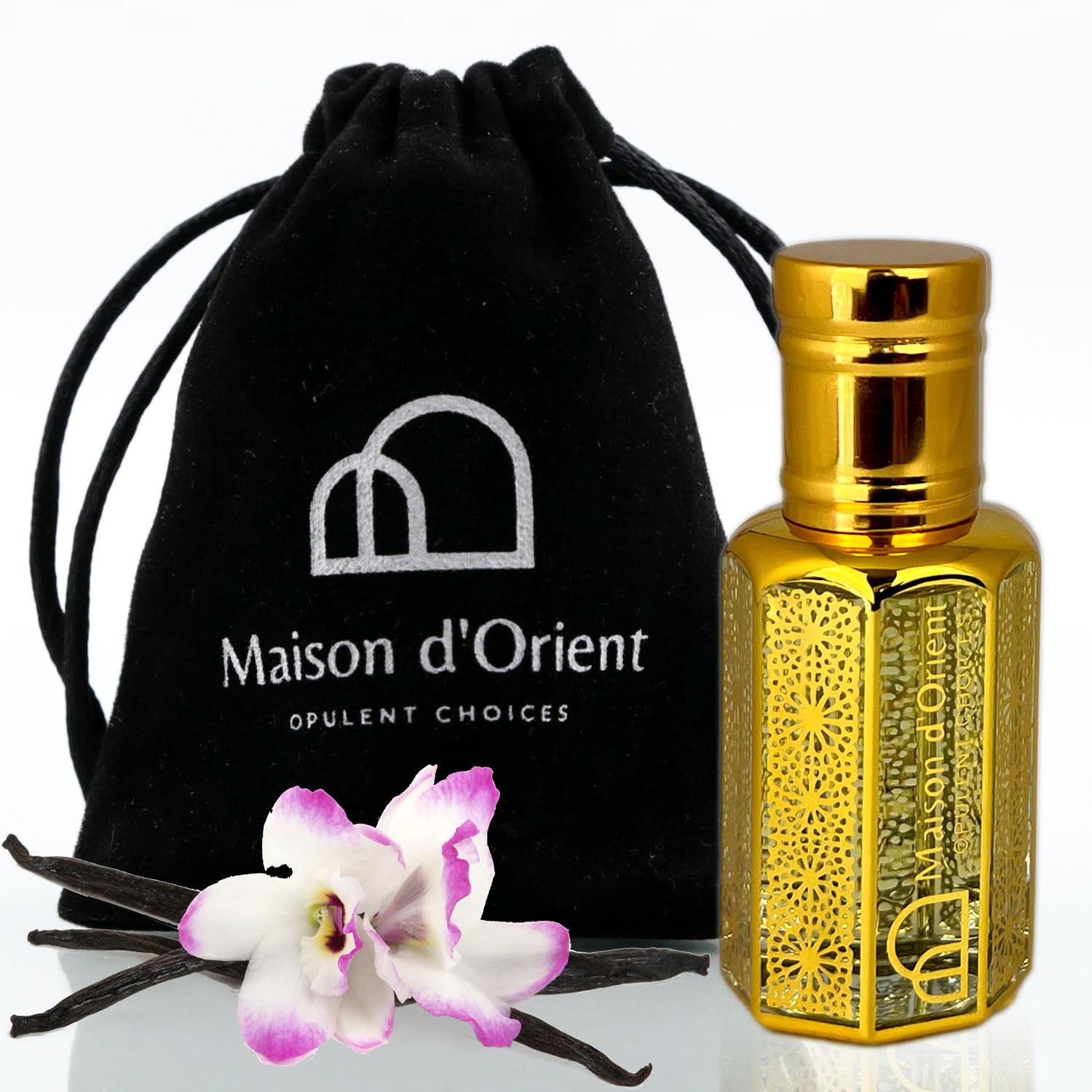 Blush and Vanilla Perfume Oil 12 mL – Amber Vanilla with Rose Sugar and White Musk. Alcohol Free Long Lasting Oil, Compliment Magnet