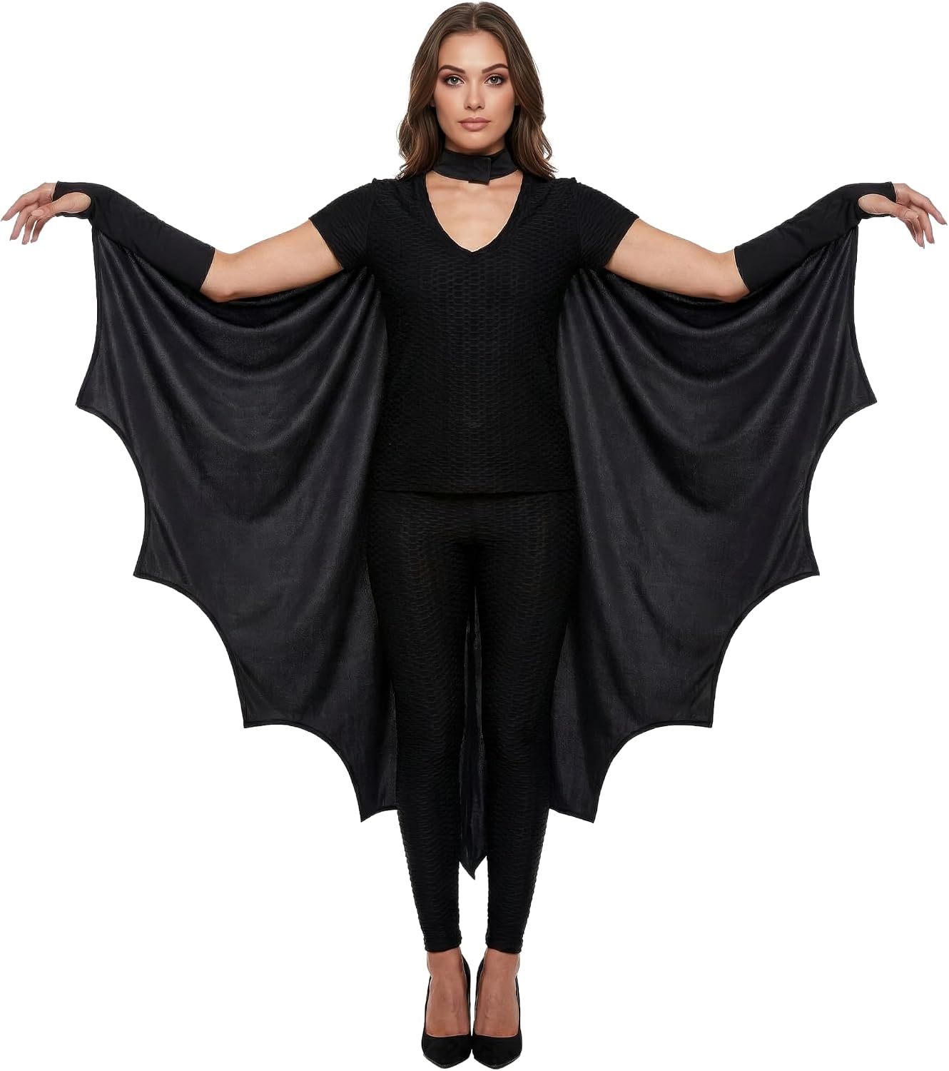HENBRANDT Bat Wings Cape Adult Halloween Fancy Dress Costume Accessory