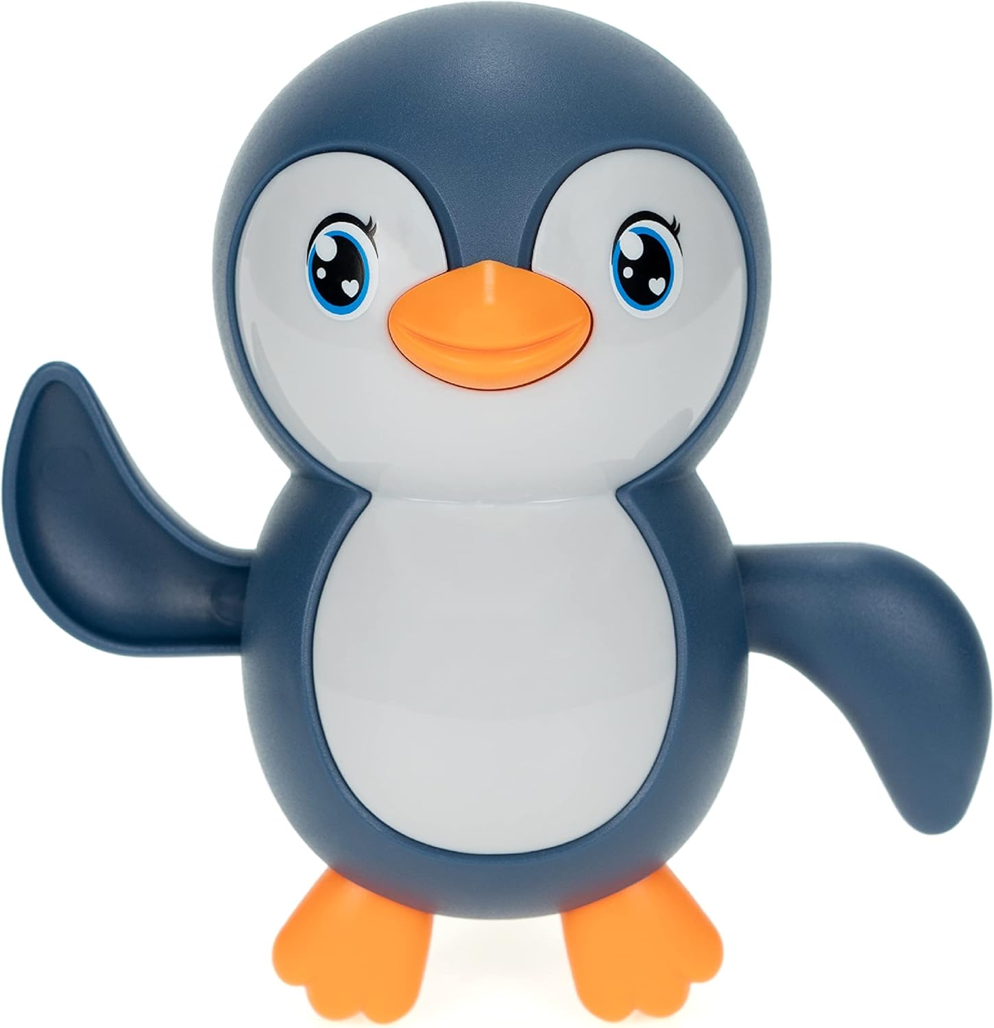 DUCKBOXX XX Bath Toys Wind up Backstroke Swimming Penguins for Kids 18M+ (Blue)