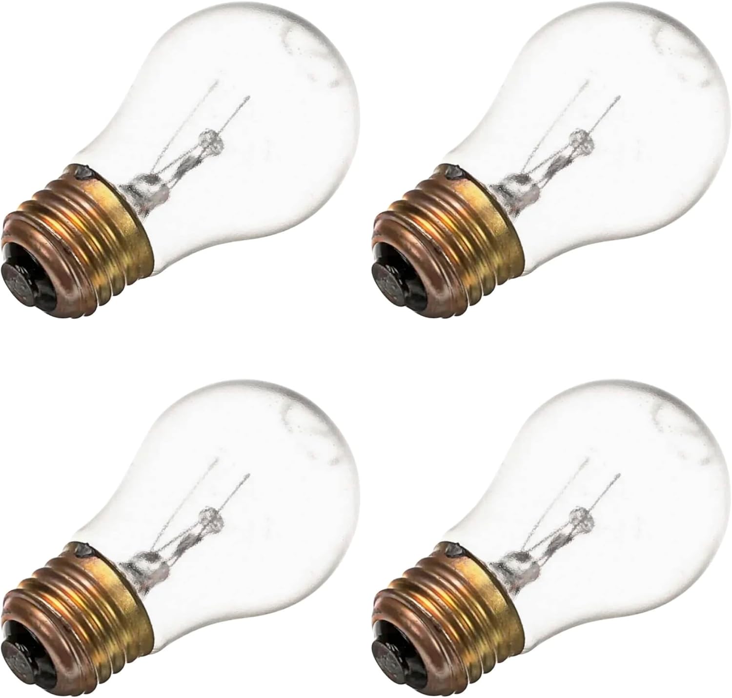 (4 Pack) Replacement for Hatco 02.30.265 | 40W A15 Shape 120V / 130V | Safety Coated Shatterproof Shatter Resistant - Heat Lamp Light Bulb | Hatco 02.30.265.00 / Hatco 02.30.265 / Hatco 02.30.265.12