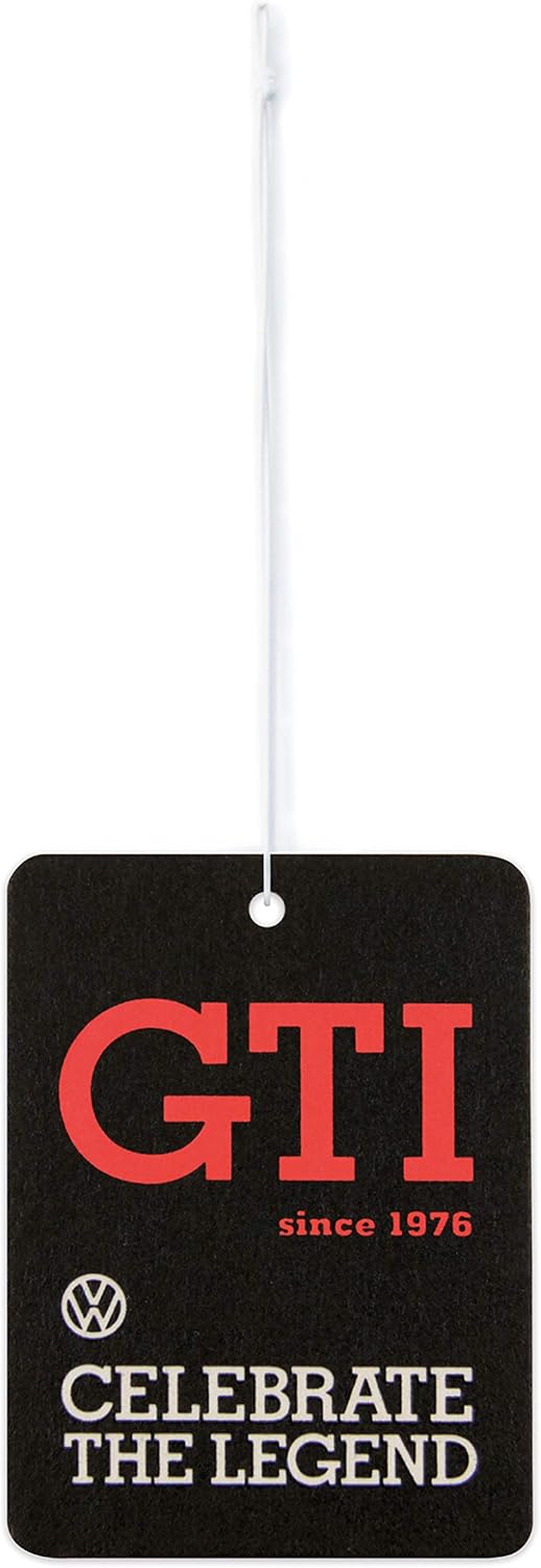 BRISA VW Collection - Volkswagen Air Freshener, Room Freshener, Deodorizer for Cars Golf GTI Motif (GTI The Legend/Sport Fresh/Black)