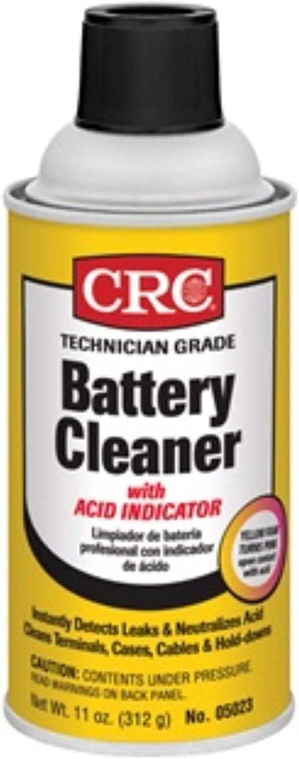 CRC Tech Grade Battery Cleaner w/Acid Indicator - 11 oz