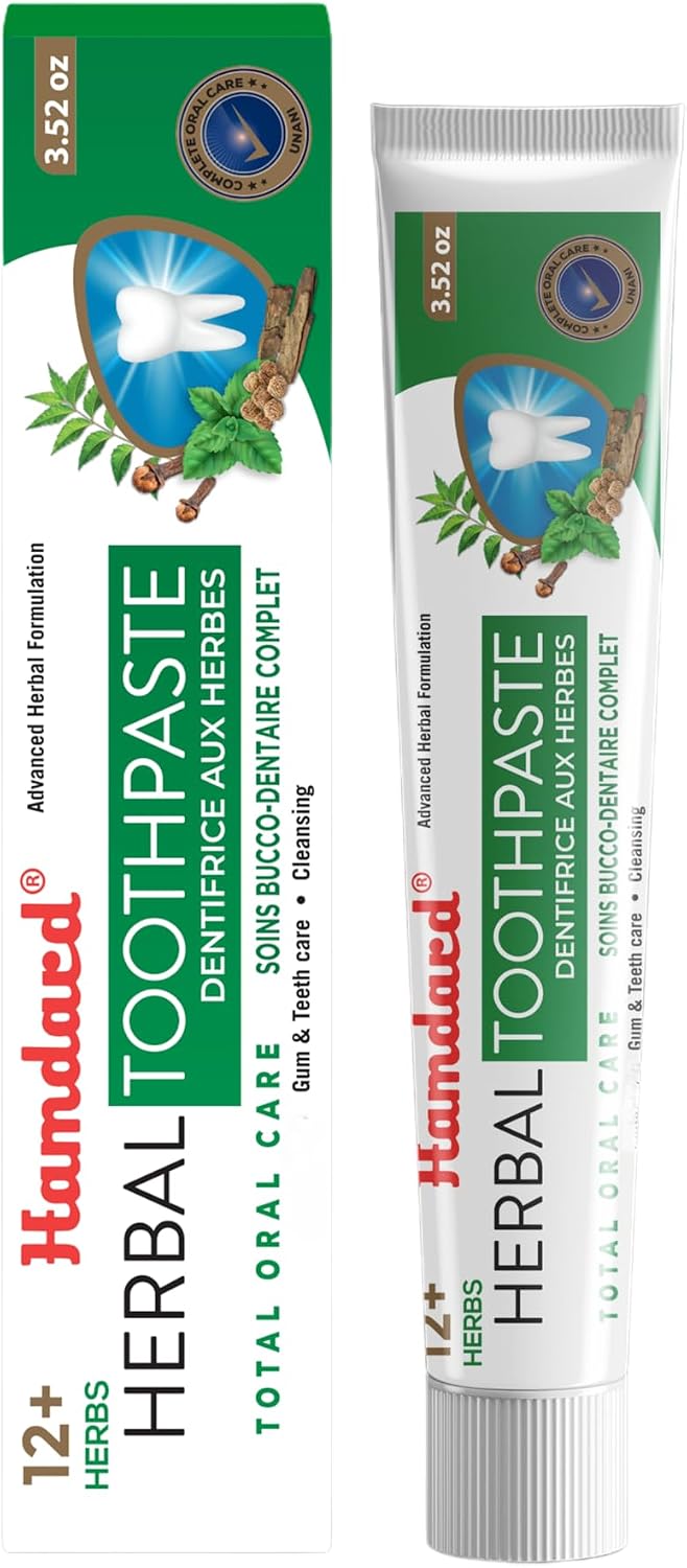 Hamdard 12 Herbs Miswak Total Oral Care Toothpaste 100g