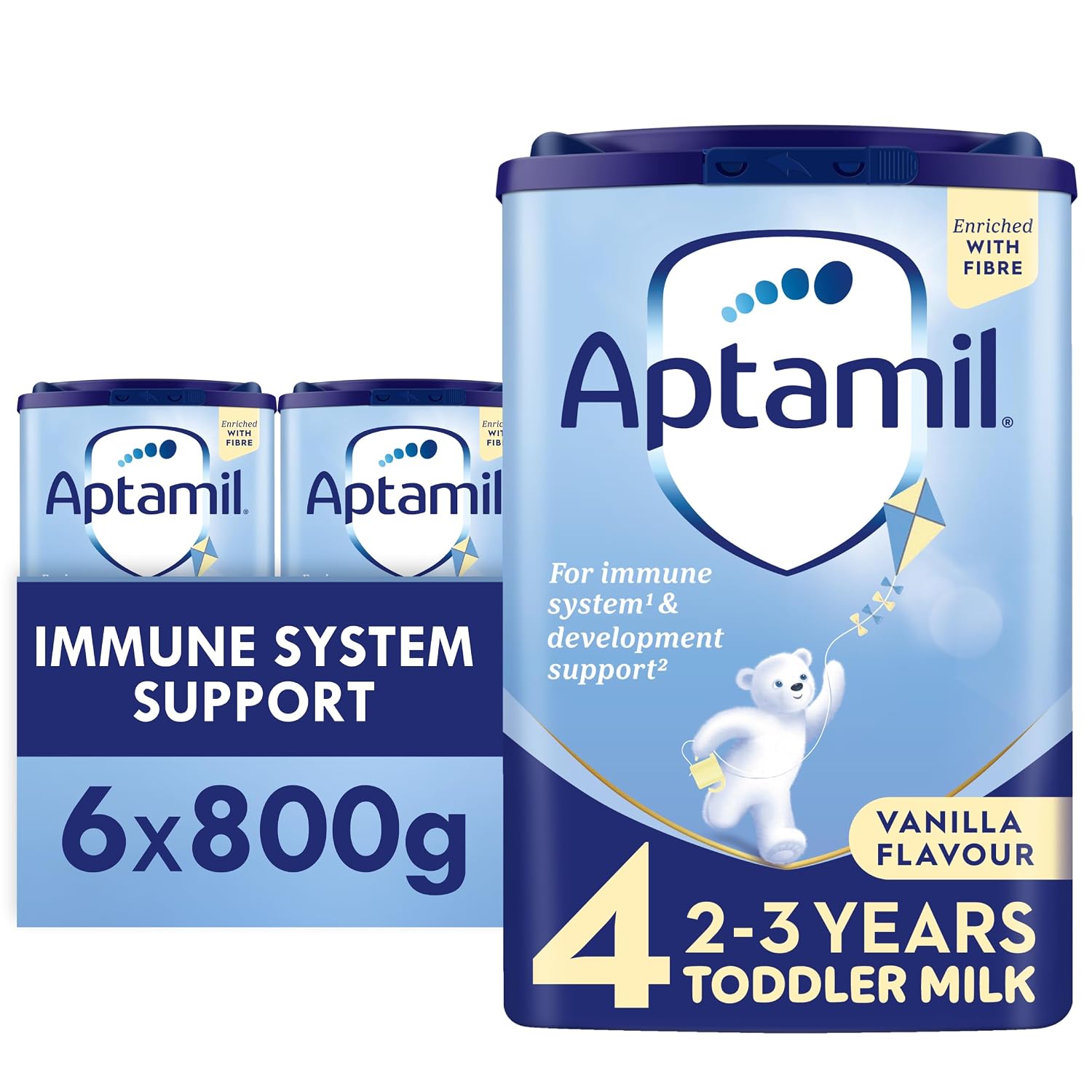 Aptamil 4 Toddler Baby Milk Powder Formula, 2-3 Years, 800g - Packaging Ma