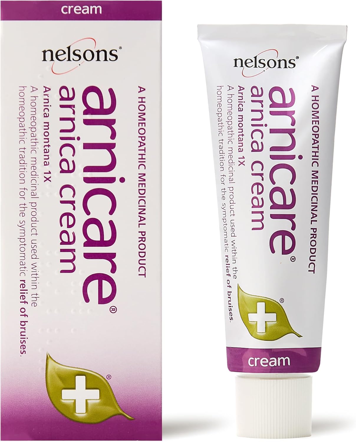 Arnicare Arnica Cream for Bruise Relief (50g), Arnica Montana Bruise Cream, For Bruises, swelling, Knocks & Bumps, Homeopathic Medicinal Product with Natural Arnica