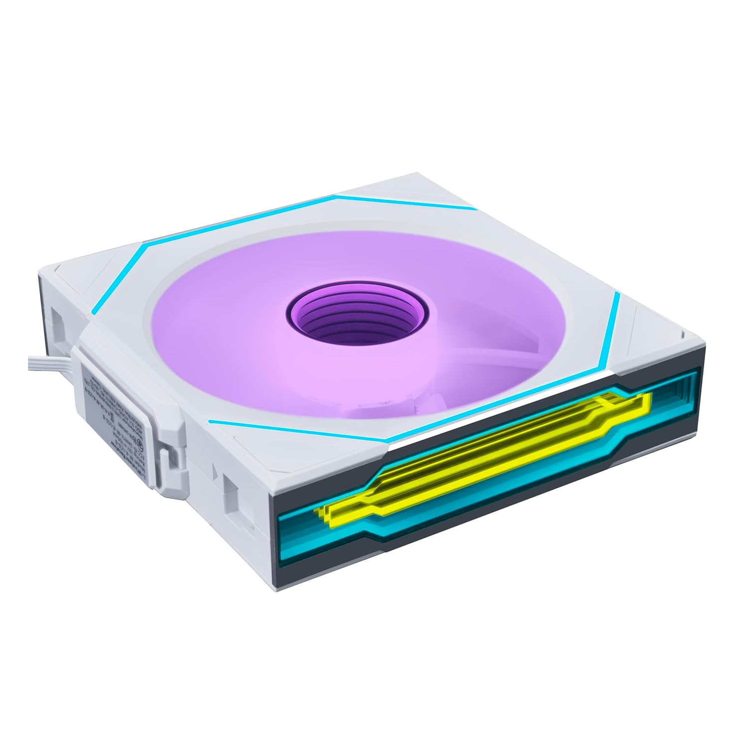 Lian Li UNI Fan SL-Infinity Wireless 120-Single Pack (Reverse Blade)-2.4 GHz Wireless Signal Control-ARGB Fan- Double Infinity Mirror -Daisy-Chain Design- Without Controller - White (12RSLIN1W1W)
