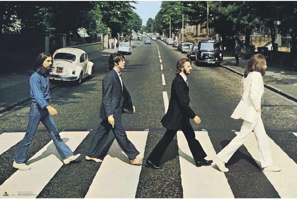Grupo Erik The Beatles Abbey Road Poster - 36 x 24 inches / 91.5 x 61 cm - Shipped Rolled Up - Cool Posters - Art Poster - Posters & Prints - Wall Posters