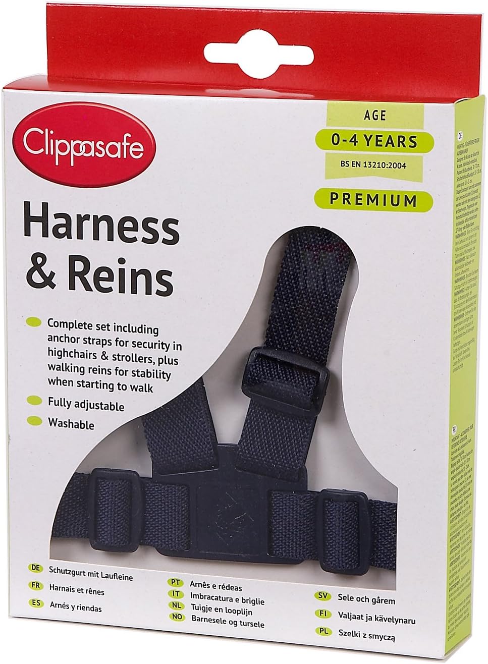 Clippasafe Harness Easy Wash (Navy)