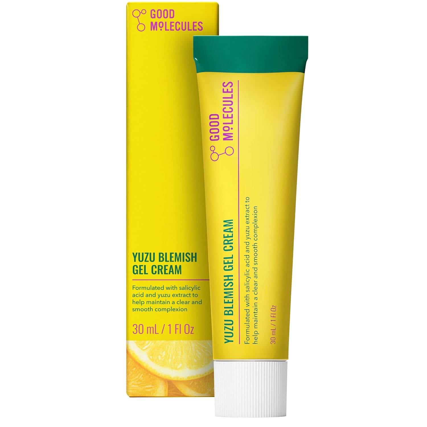 Good Molecules Yuzu Blemish Gel Cream with Salicylic Acid, 1 fl oz