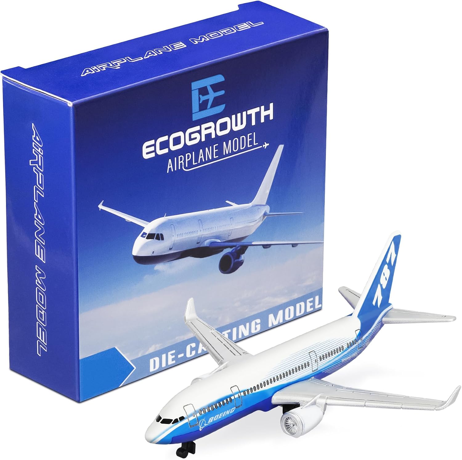EcoGrowth Model Airplane Boe ing 787 Plane Model Plane Airplane for Collection & Gifts