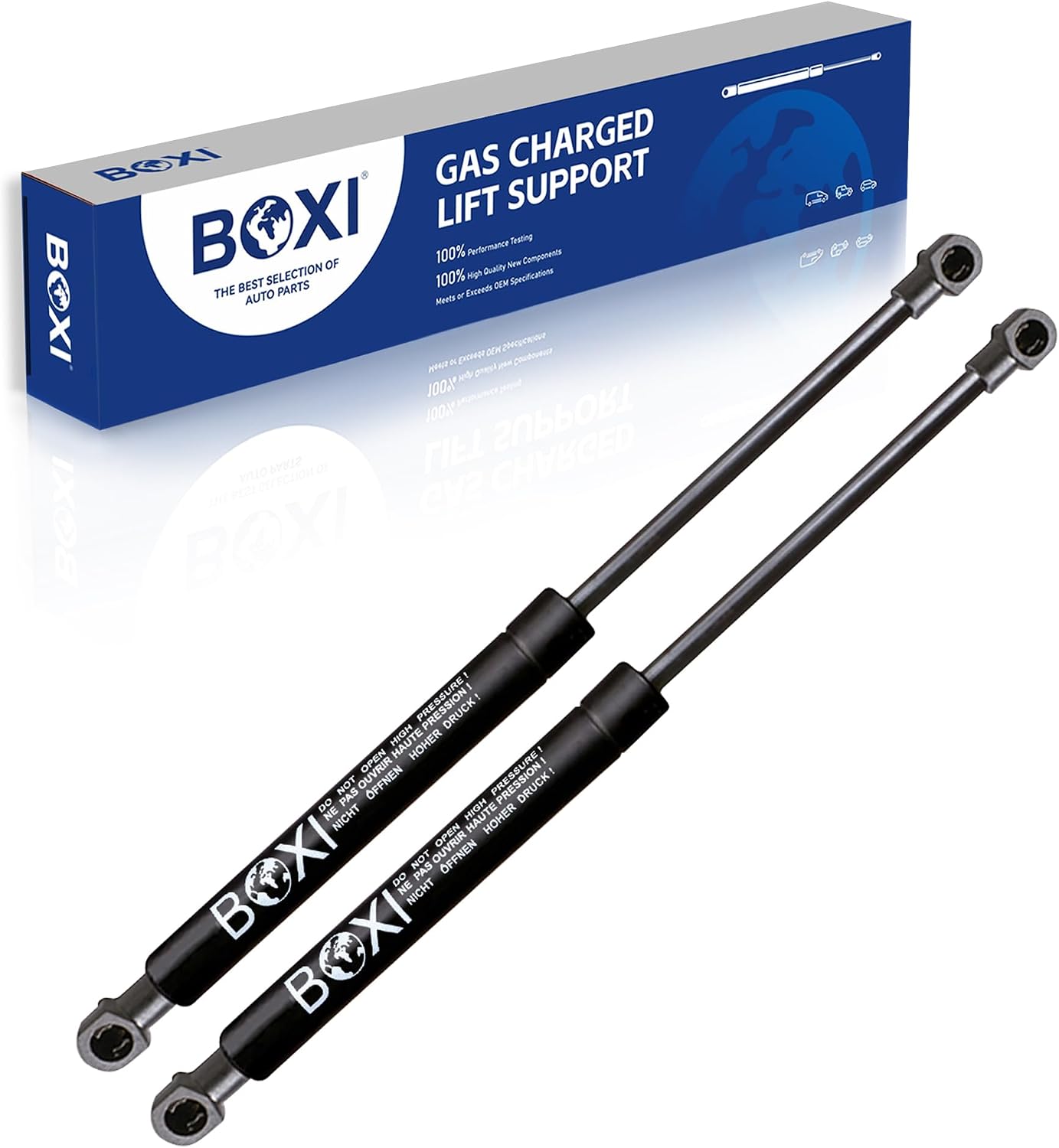 Qty(2) BOXI Tailgate lift supports struts shocks gas struts shocks springs supports for Volvo V50 2004 2005 2006 2007 2008 2009 2010 2011 | Replaces SG315017 6632 30674718