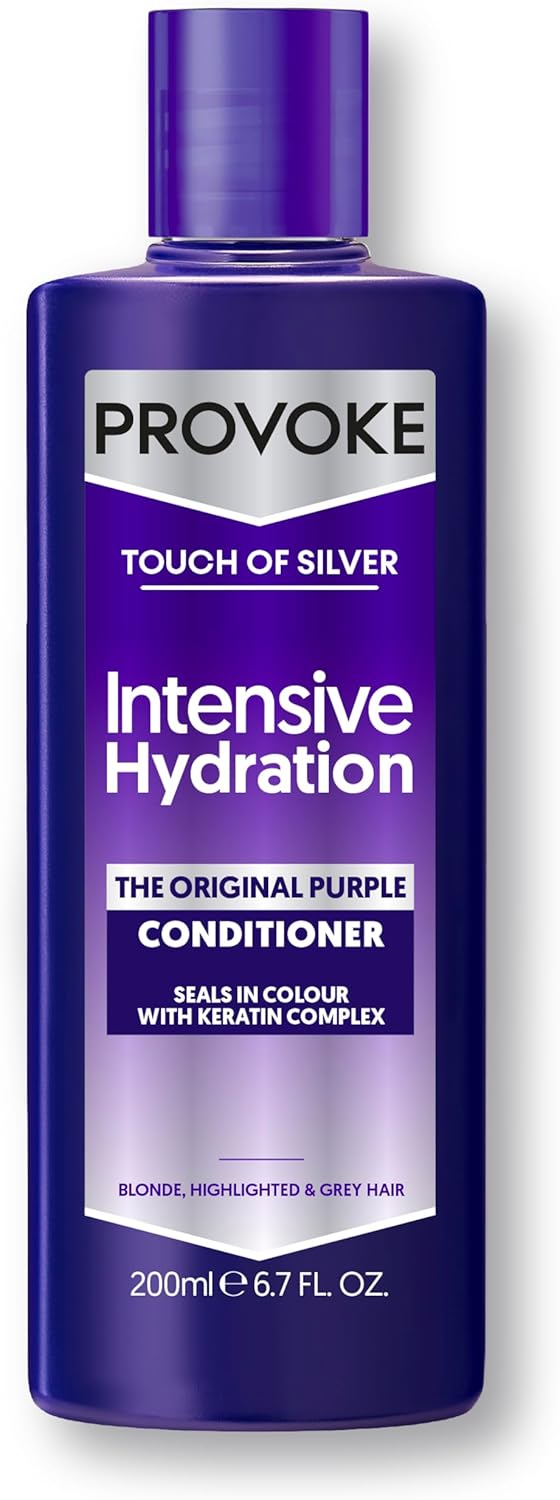 PROVOKE Touch of Silver Intensive Conditioner - for Blonde, Platinum, White or Grey Hair - 200 ml