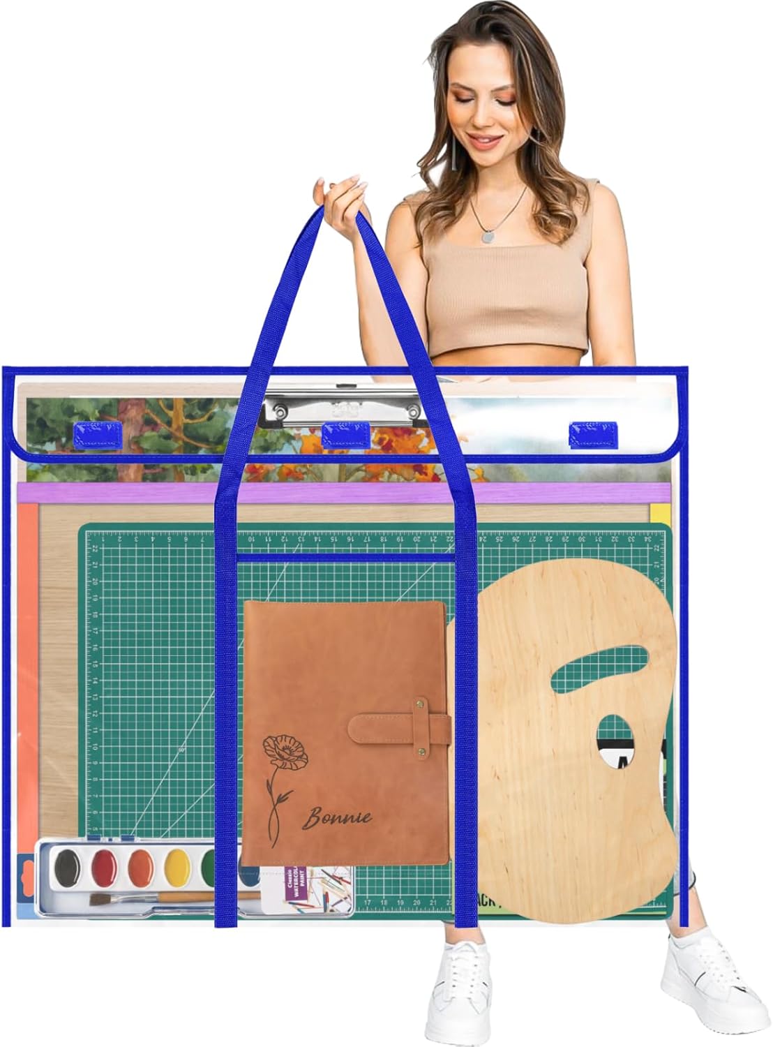 Bulletin Board Poster Storage, Extra-Large Storage Chart Bag 30" x 24", Bulletin Board Sheet Organization (30" X 24")