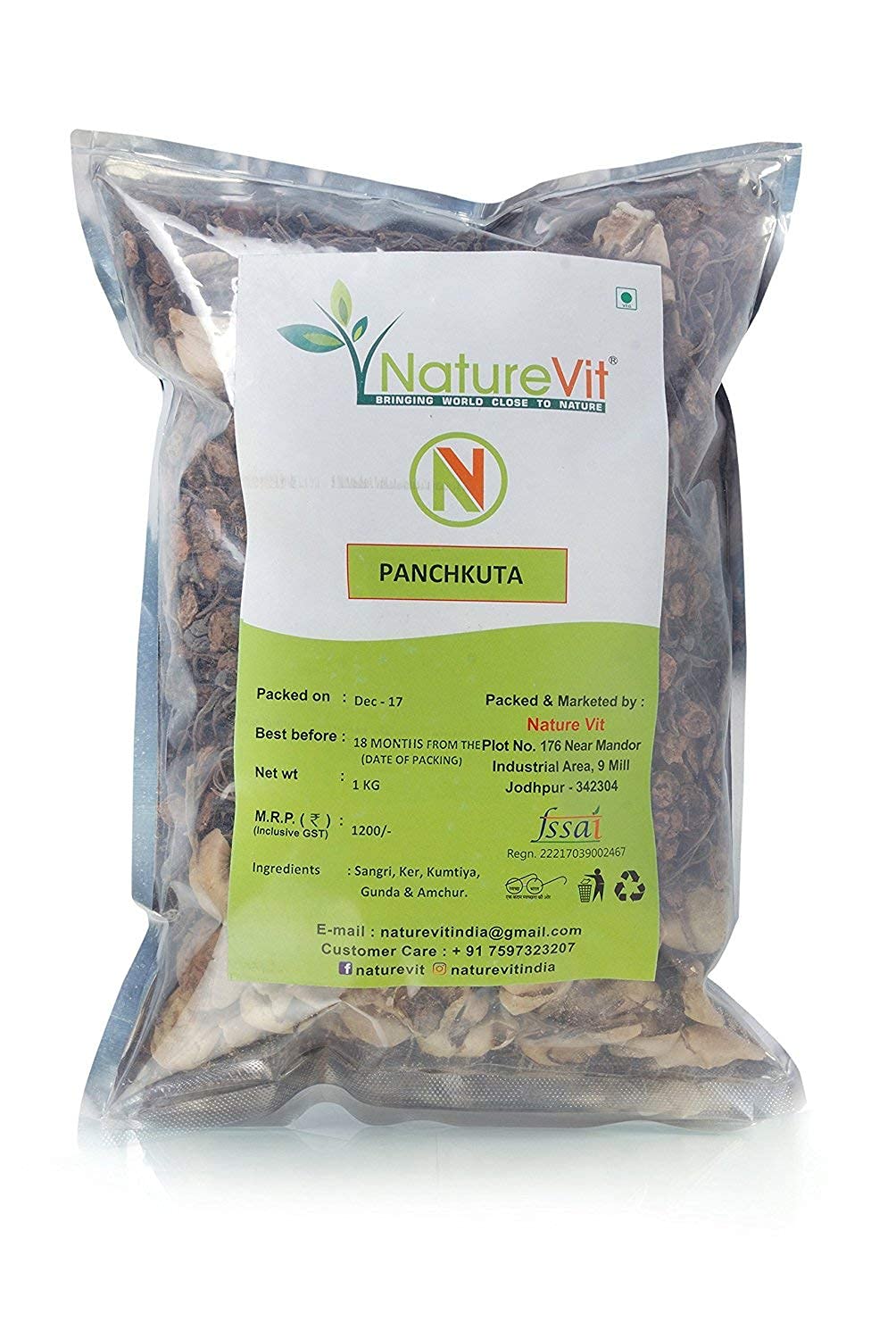 Veena Nature VIT Panchkuta, 900 g (Ker, Sangri, Kumatiya, Gundha, Amchur)