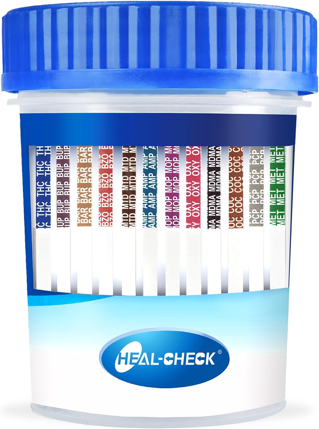 6 Pack Multi Drug Urine Test Cup 12 Panel with Temperature Strip,Testing 12 Different Drugs,Instant Multi Panel Drug Screening Test Kit