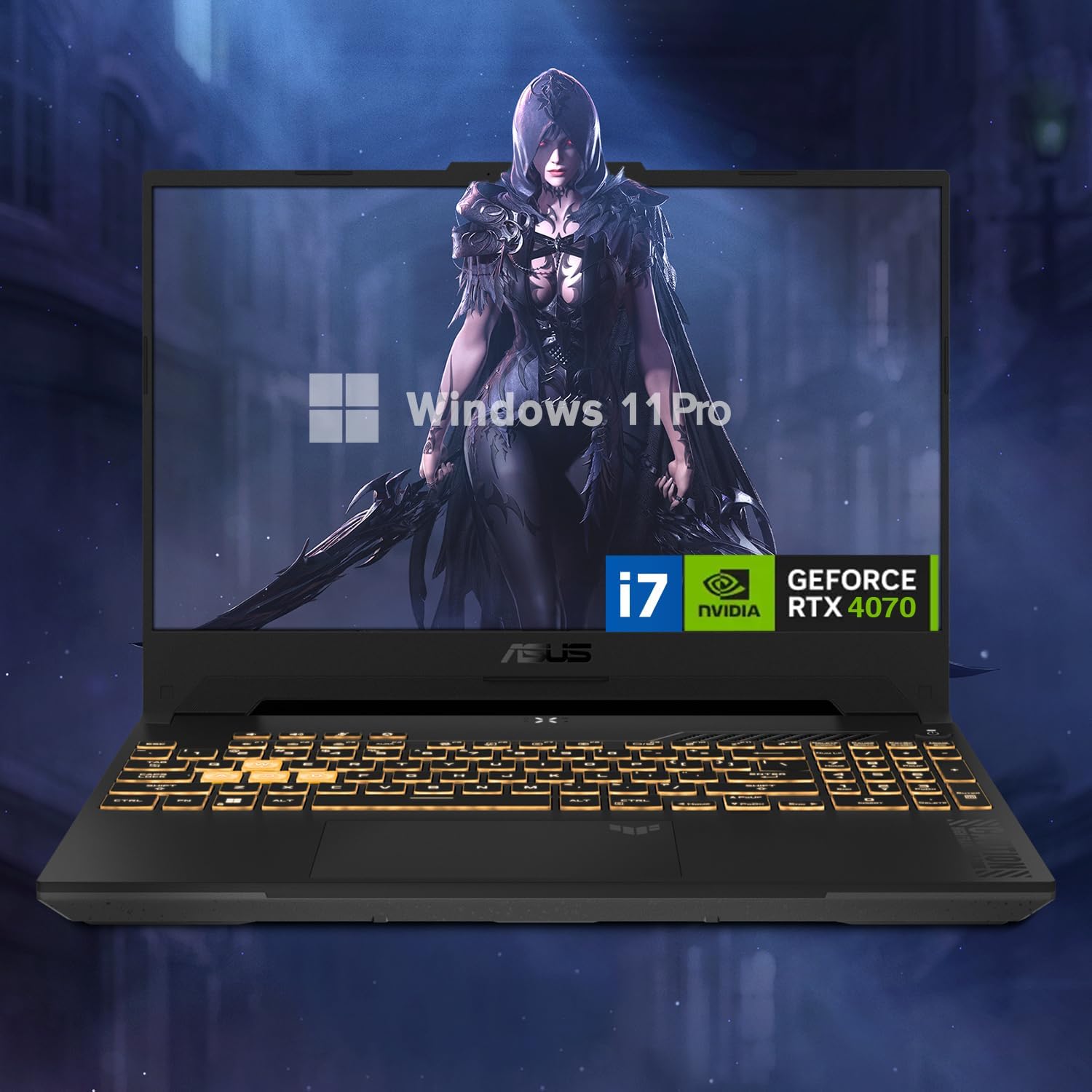 ASUS TUF 15.6 i7 RTX 4070 Premium Gaming Laptop, 15.6" FHD 1920 * 1080 144Hz, Intel i7-13620H (Beats Intel i9-12900), NVIDIA GeForce RTX 4070, 64GB DDR5, 4TB SSD, RGB Backlit Keyboard, Windows 11 Pro
