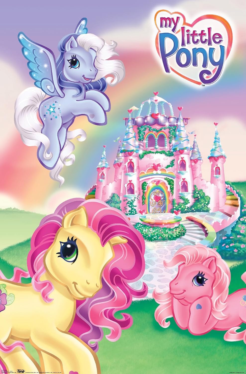 Trends International Hasbro My Little Pony - Castle Wall Poster, 22.375" x 34", Premium Unframed Version
