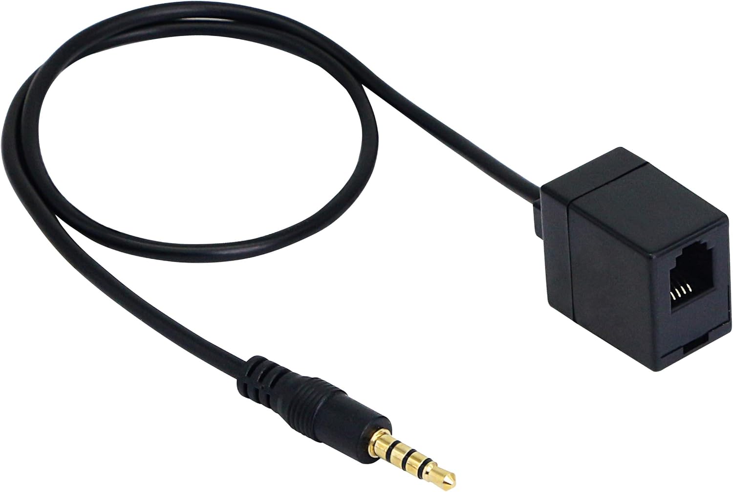 SinLoon RJ9 to 3.5mm Telephone Adapter - Convert Headset to Smartphones