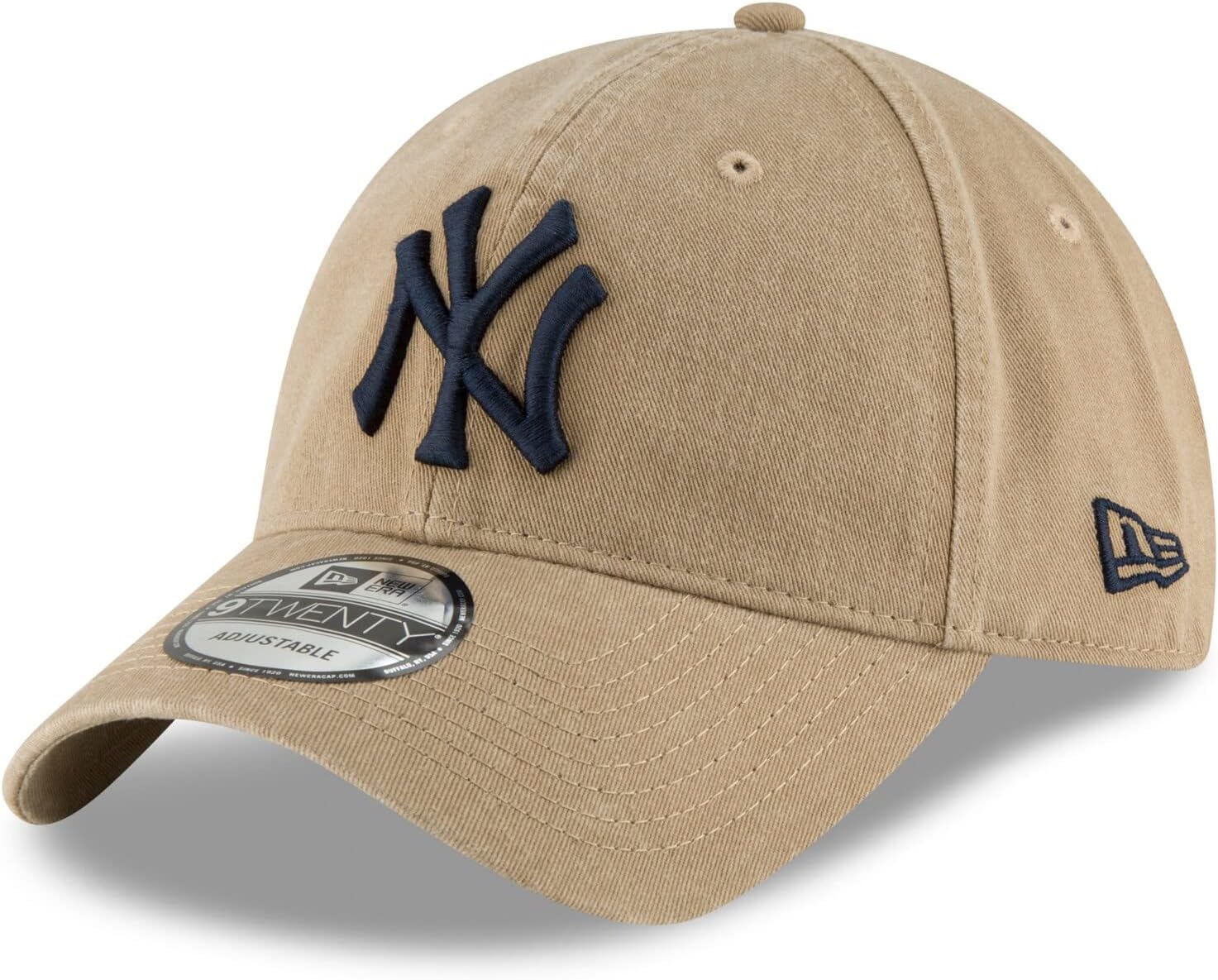 New Era MLB Khaki Core Classic 9TWENTY Adjustable Hat Cap One Size Fits All