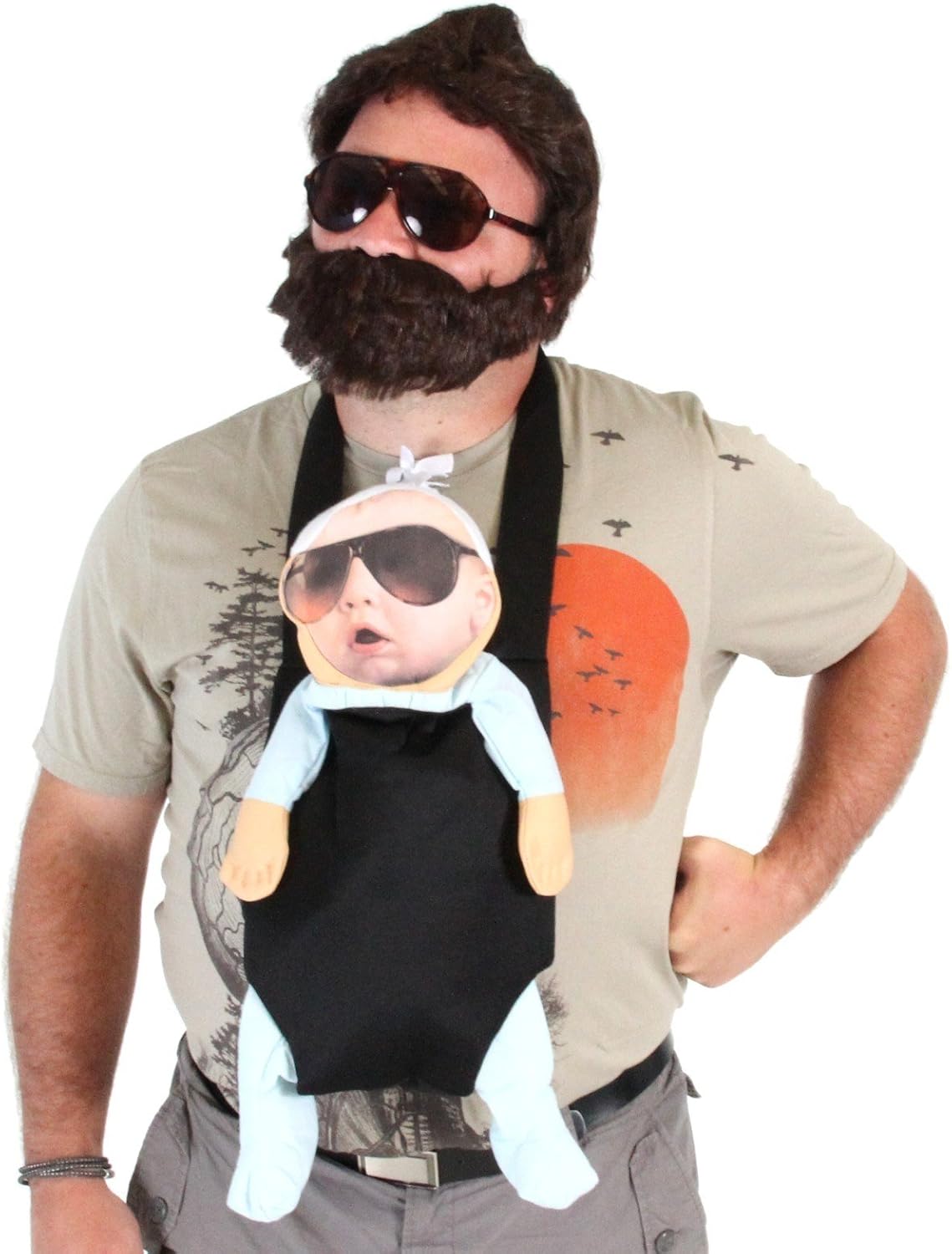 Hangover Las Vegas Party Alan Adult Halloween Costume Deluxe Set Movie Cosplay