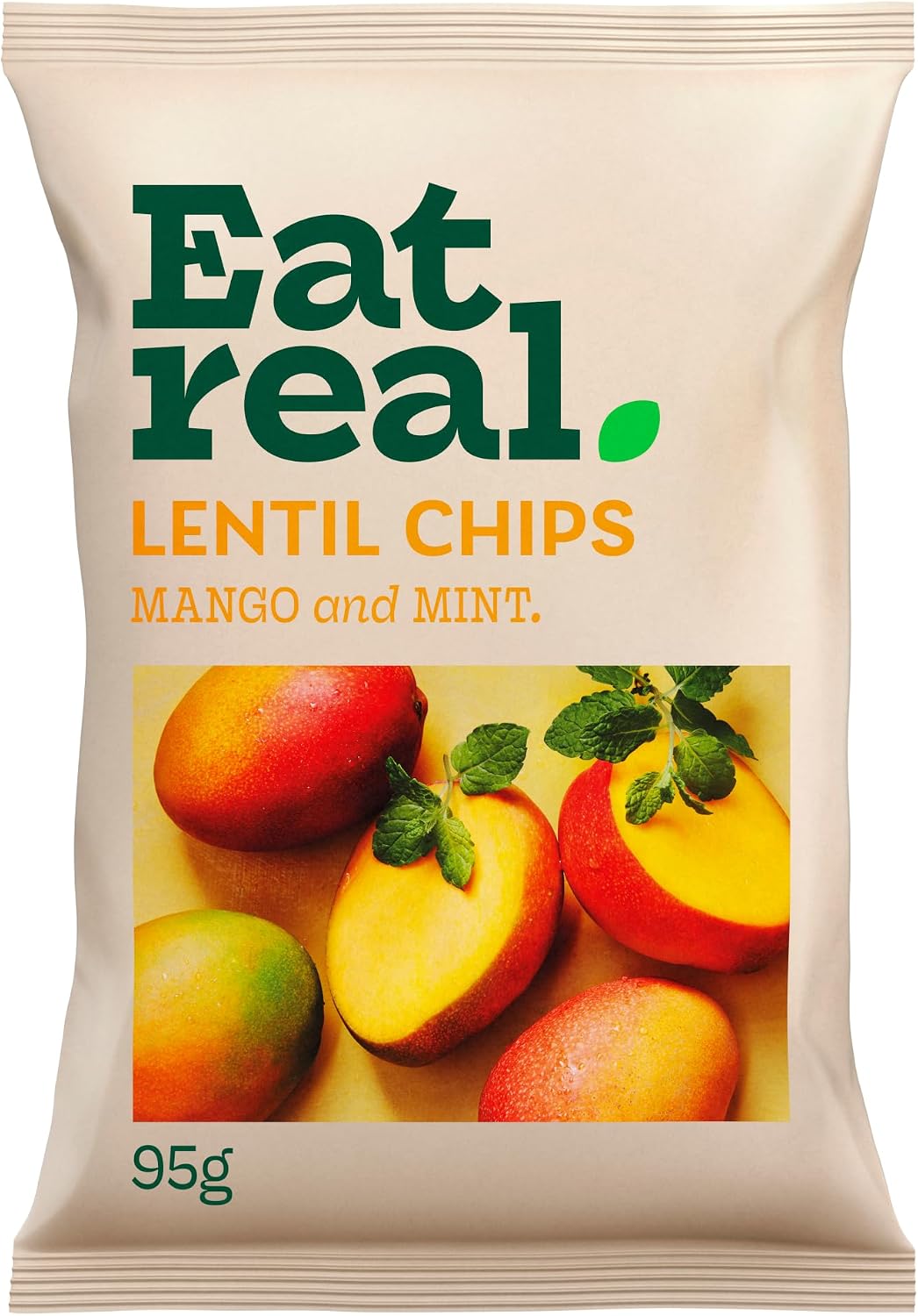 Eat Real Mango & Mint Lentil Chips 1 x 95g