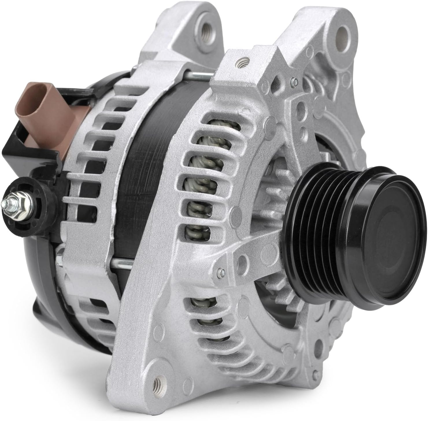 Alternator Compatible with Toyota Corolla Sedan 2014-2019 L4 1.8L - 125Amp 12V CW 6 Groove Pulley Replace# 27060-0T240 11776 104211-3300
