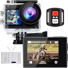 icefox Action Camera 4K 60FPS 20MP,131FT Underwater Camera with EIS,App Support Video&Photo Editing,Waterproof Camera Remote Control