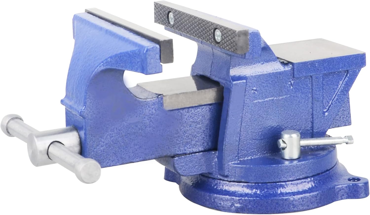 DAYUAN 6'' Heavy Duty Bench Vise Anvil Forged, 360 Swivel Locking Base Desktop Clamp