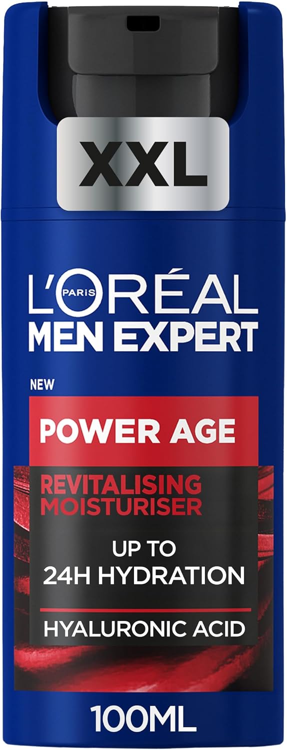 L'Oréal Paris Men Expert Moisturiser, Power Age Hydrating Face Cream 100ml