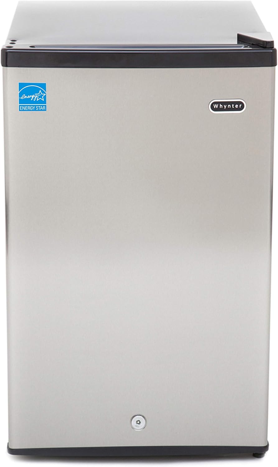 Whynter Upright Mini Freezer, 3.1 Cu Ft, Silver, CUF-301SS