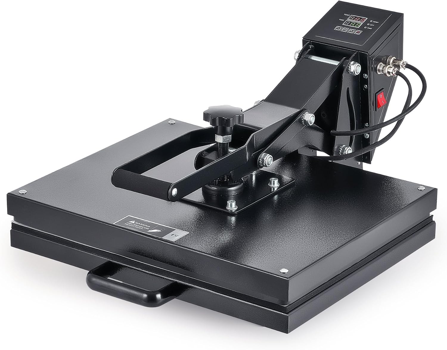 CREWORKS 40x50 cm Heat Press Machine for T Shirt, 16"x20" T Shirt Press Machine with Digital Control Dual Heating Tubes, Multipurpose Heat Transfer Machine for Pillow Case Tote Bag Mouse Pad Mask More