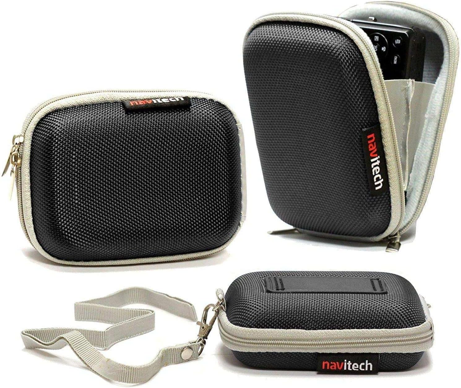 Navitech Black Shockproof Camera Case Compatible with NIKICAM 2.7K Camera