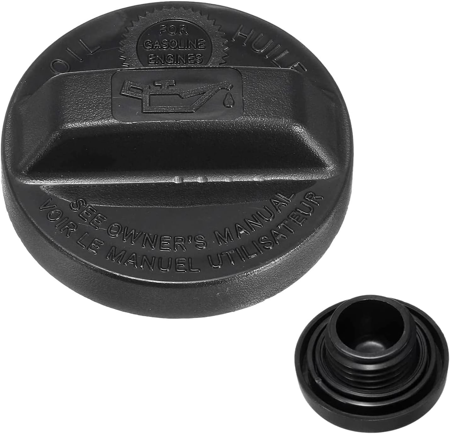 Pulchra Engine Oil Filler Cap Oil Tank Cover Car Oil Filler Cap Compatible with Honda Civic For CR-V Pilot Element Accord Odyssey 15610-RAA-A01,15610-P5G-000